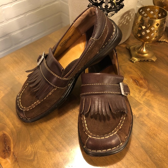 born leather loafers